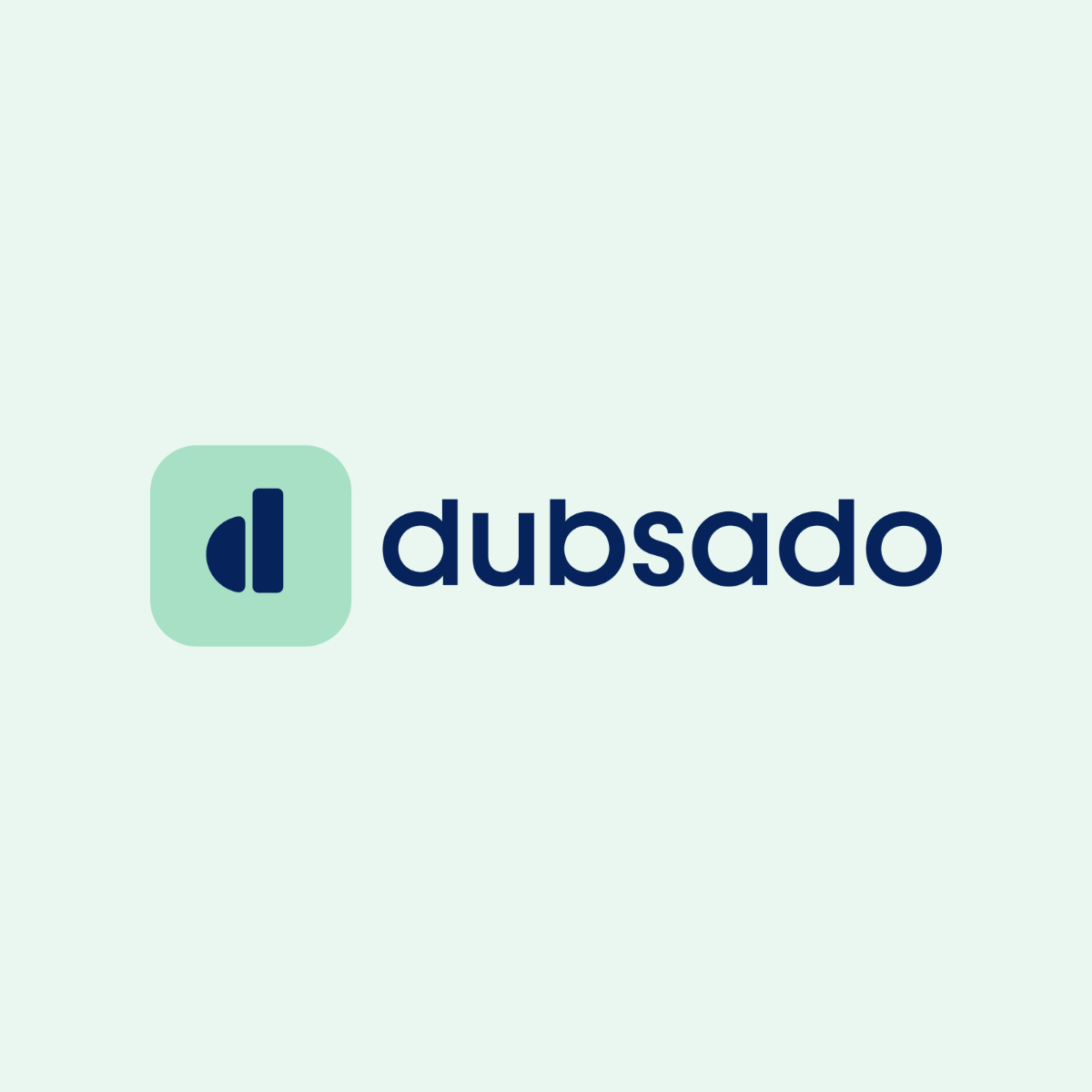 dubsado logo on light green